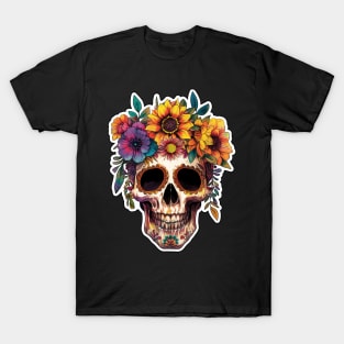 Flower Skull T-Shirt